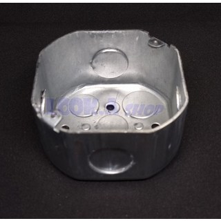 8각박스 철제 팔각박스 44mm 아웃트렛박스 아울렛박스 철박스, 1개