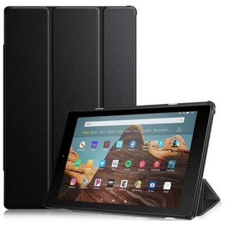 아마존 파이어 HD10 2019 2017 케이스 북커버 Amazon Fire 케이스나라, 블랙, 1개