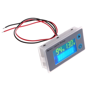 10V-100V 전압계 및 배터리 잔량계, 배터리 용량 측정용 – 1개 적산전력계 10V-100V 전압계 및 배터리 잔량계, 배터리 용량 측정용 – 1개 적산전력계