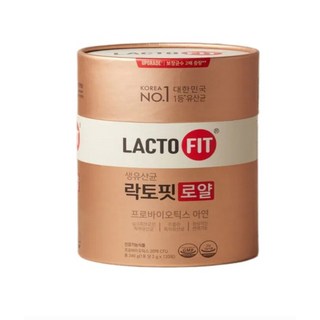 종근당건강 생유산균 락토핏 로얄 2g x 120포 프로바이오틱스 아연, 120개