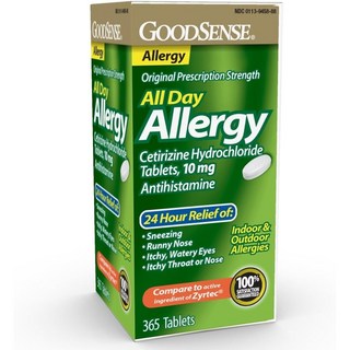 GoodSense All Day Allergy 365정, 1개