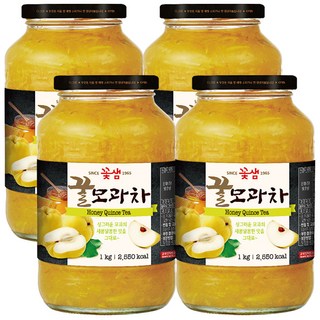 꽃샘-꿀모과차1kg x4, 1kg, 1개입, 4개