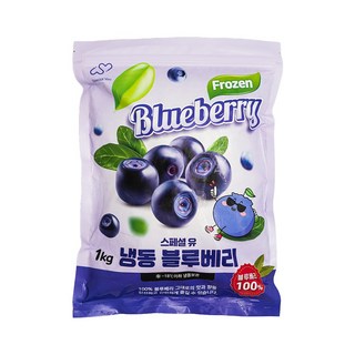 [스페셜유] 미국산 블루베리100% 급속동결로 신선한 블루베리, 8개, 1kg