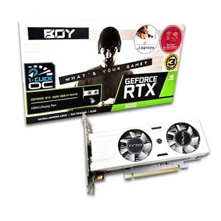 갤럭시 갤럭시 BOY 지포스 RTX 3050 WHITE D6 6GB LP