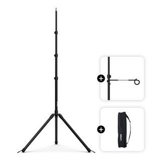 [크레모아]퀵삼각대 랜턴스탠드 3단 CLTR-S030BBK, 블랙, 1개