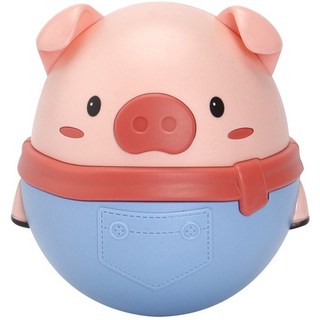 캐스비 플레이 뉴돼지 오뚝이 2233, 핑크 + 블루, 1개