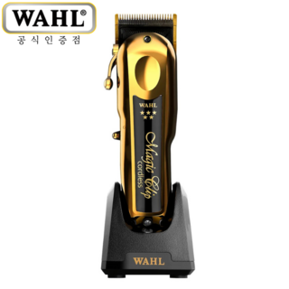 WAHL 왈 코리아 전문가용 정품 이발기 매직클립 골드 클리퍼, 1개