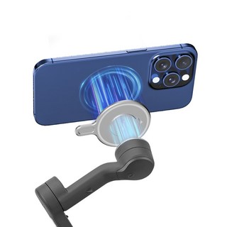 [Flymile] DJI 오즈모 모바일 5 6 7 7P 짐벌 어댑터 브라켓 / 핸드폰 마그네틱 자석 맥세이프 베이스 브래킷 마운트 악세사리, 그레이, EW10577