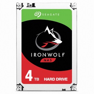 씨게이트 IronWolf SATA3 HDD, 4TB, ST4000VN008