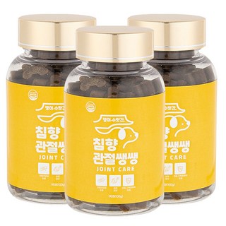 강아지 관절영양제 슬개골탈구 증상 콘드로이친 보스웰리아 오메가3 댕이수랏간 침향관절쌩쌩 100g, 뼈/관절강화, 3개