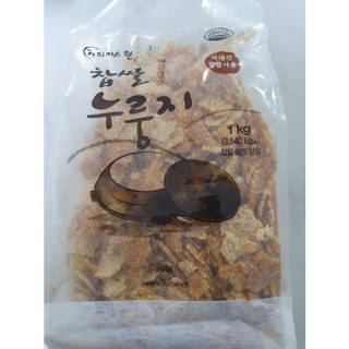 라이스웰 찹쌀누룽지, 1kg, 3개