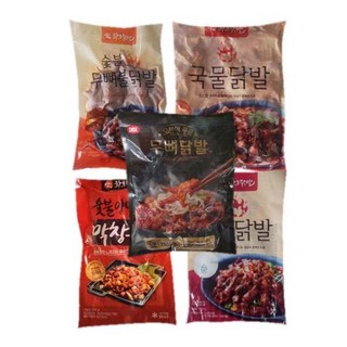숯불 무뼈 불닭발 2 (다우린) 립스 닭발 숯불양념 막창구이, 1.숯불 립's 닭발 300g, 1개