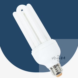 CHOO1000 8000시간 안정기내장형 삼파장 전구 30W 거실조명, 전구색(오렌지색), 1개