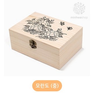 민화 나무보석함