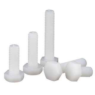 외부 육각 나사 플라스틱 풀 스레드 절연 볼트 검정색 흰색 M3 M4 M5 M6 M8 M10 M12 나일론 10 200pcs, White, M10x60mm10pcs, 10개
