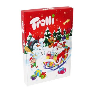 트롤리 2024 초콜릿 어드벤트 캘린더 Trolli Advent Calendar Pack of 1 (1 x ), 1개, 465g