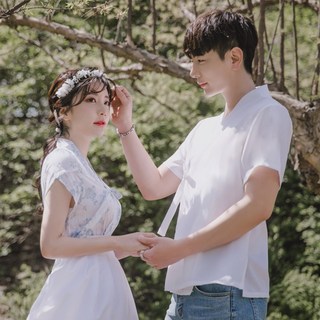 해나 반팔 저고리[화이트] 남녀공용
