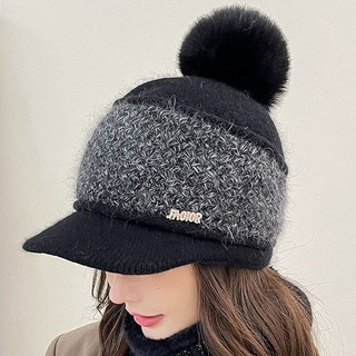 JOICE SHOP 털방울모자_0622 여성 여자 겨울 털방울 방울모자 등산모자 털모자 니트모자 겨울모자 여성겨울모자 여성털모자 여성모자 방한모자 창모자 캡모자 빵모자 비니