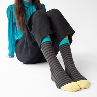[S.tyleSelect](_)[본메종] Socks Stripes Graphit_FC501