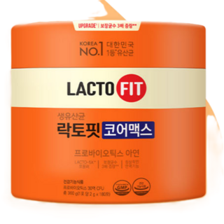 락토핏 종근당건강 생유산균 코어맥스, 306g, 1개