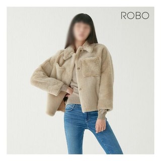 로보 리버시블 숏 무스탕 코트 여성용 GSJ20D201