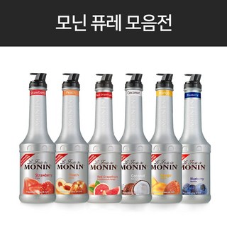 qs)모닌 코코넛 시럽 1000ml, 2개, 1L