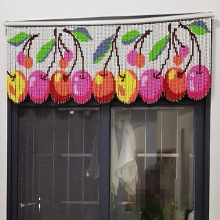 비즈발만들기 비즈발키트 DIY 구슬커튼, 체리 비즈 커튼 120cm