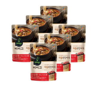 비비고 차돌된장찌개 460g, 6개