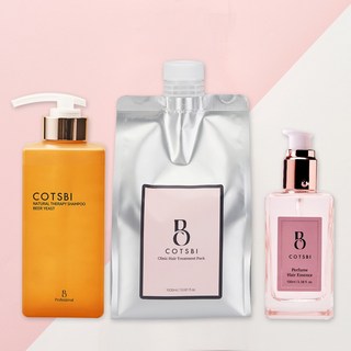 코츠비 상한머리 극손상 복구 헤어 미용실 클리닉 프리미엄3종세트