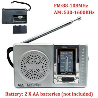 5000mAh LED 라디오 비상 방수 라디오 AMFM 호환 태양 핸드 블루투스 크랭크 야외 스피커 손전등 보조베터리, 6) Silver
