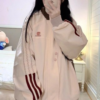 해피유통 여성 루즈핏 캐주얼 하이넥 자켓 야구점퍼jhwj