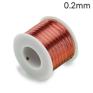 국산 에나멜선 0.2~1.0mm 100g 코일동전 에나멜동선 스피커만들기 전자석못 과학실험용 코팅 구리선, 1-1 UEW 0.2mm 100g