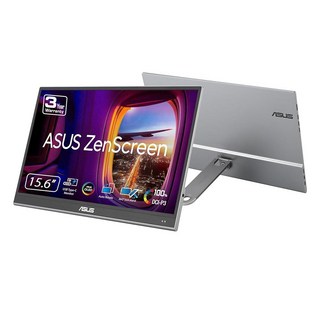 ASUS ZenScreen 16인치 OLED USB-C 휴대용 모니터(MQ16AHE) - 풀 HD 100% DCI-P3 1ms HDR-10 미니 HDMI 아이 케어 근접, ASUS ZenScreen 16인치 OLED USBC, 1개
