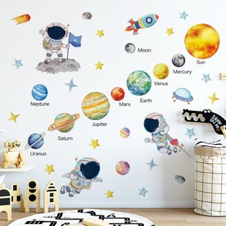 포트렘 포인트 벽지 스티커 벽 꾸미기 아이방, 13_태양계