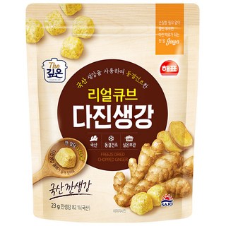 해표 리얼큐브 다진생강, 2개, 23g