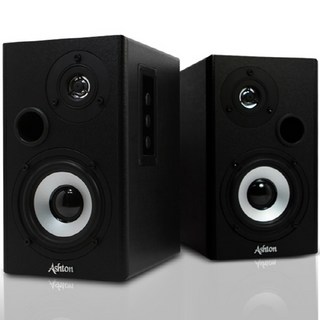ASHTON AT-1000K 블랙 북셸프 액티브 2채널 스피커