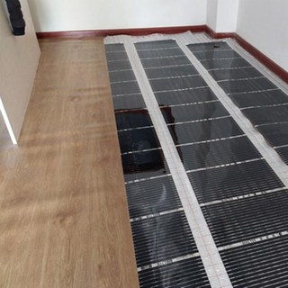 바닥난방필름 전기판넬 난방필름 셀프시공 모든 크기 AC220V 원적외선 Underfloor 난방 필름 220wm2 전기 바닥 온난화 매트, 2) 50cm X 50cm