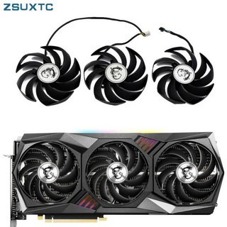 게이밍 X 트리오 그래픽 카드 팬 MSI 지포스 RTX3080 3080Ti 3060 Ti Rtx 3070 3090 PLD09210S12HH 90mm 4 핀, 01 AB Fan