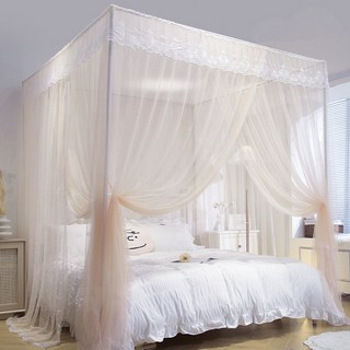 레이스 커튼형 침대 모기장