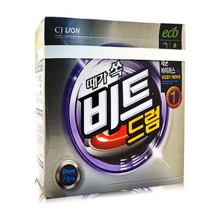 라이온코리아 비트 드럼세탁기 전용세제 손잡이 지함 2.8kg