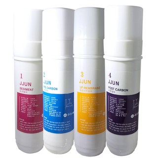 아쿠아하이텍 10인치 한방향 SEDIMENT 침전필터 X 1개입, 10인치 PRE CARBON 프리 카본필터 X 1개입, 1개