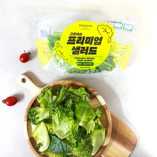 그린어스샐러드 무농약 친환경 유러피안 샐러드 간편 믹스샐러드, 10개, 80g