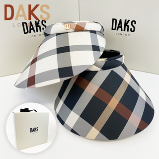 닥스 썬캡 빅체크 여성 자외선차단 체크