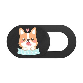 팬더 디자인 슬라이드 웹캠 커버 노트북 스마트폰 태블릿 프라이버시 보호용 렌즈 가림 커버, 코기 2 3개