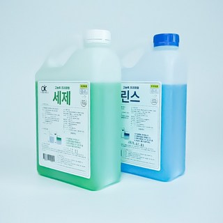 오케이박사 업소용식기세척기 세제 1L + 린스 1L 고농축 프리미엄 중성세제, 1개