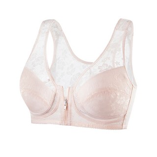 한미 기능성 파워넷 앞지퍼 인견브라 여성브라