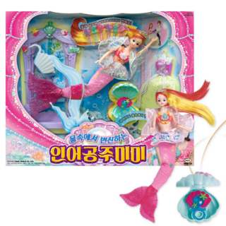 미미월드 물속에서 변신하는 인어공주미미