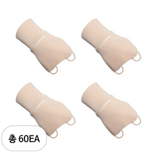 인콘트로 골프 손등토시, 살구색, 60개