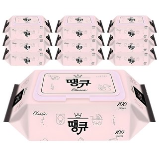 누구나 쉽게 사용하는 물티슈 100매 10팩