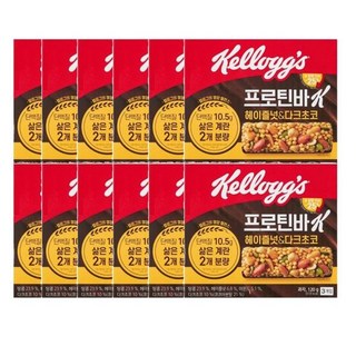 켈로그 프로틴바K 헤이즐넛&다크초코 (3입), 120g, 12개